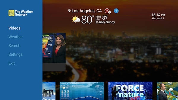 The Weather Network Channel for Roku available in Mexico and it's free